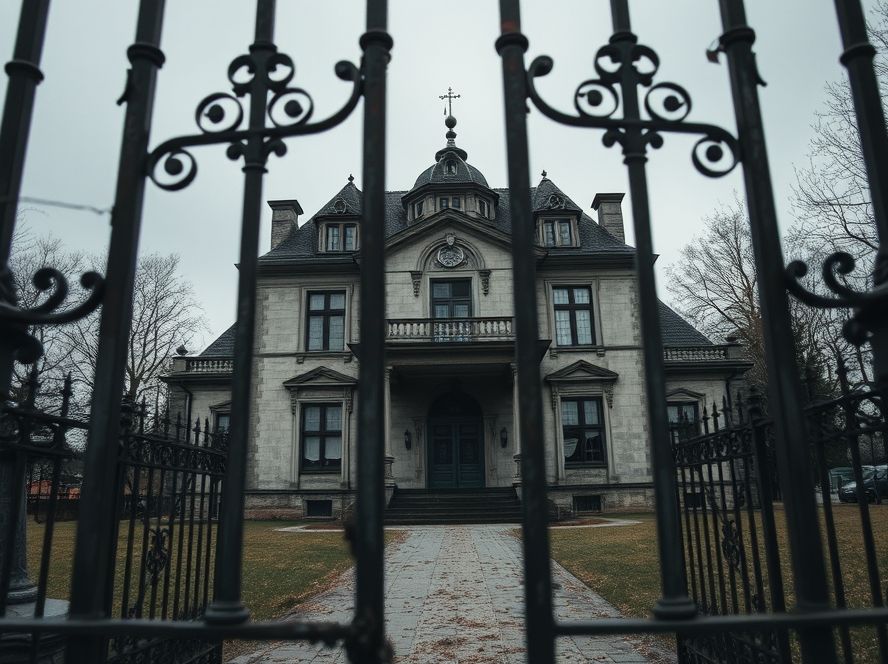 {"prompt":"Old Romanian mansion, seen from outside through the weather-stained gates, looks frightening","originalPrompt":"Old Romanian mansion, seen from outside through the weather-stained gates, looks frightening","width":886,"height":665,"seed":42,"model":"flux","enhance":false,"nologo":true,"negative_prompt":"undefined","nofeed":false,"safe":false,"quality":"medium","image":[],"transparent":false,"isMature":false,"isChild":false,"trackingData":{"actualModel":"flux","usage":{"candidatesTokenCount":1,"totalTokenCount":1}}}